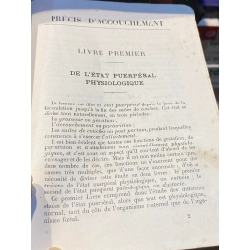Précis D' Accouchement - L. Dubrisay et C.Jeannin