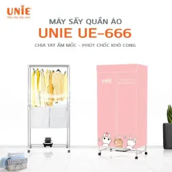 UNIE UE-666 – Máy Sấy Quần Áo Hẹn Giờ Tự Động, Tiết Kiệm Thời Gian ⏱️✨ 717101