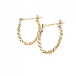 K18YG Bông tai - Hàng hiệu Authentic