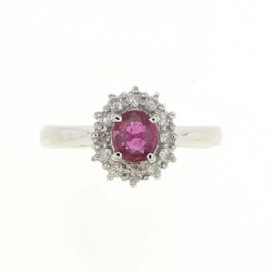 Nhẫn ruby PT900 0.33CT 670522