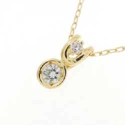 K18YG Dây chuyền kim cương 0.10CT - Hàng hiệu Chính hãng 860601