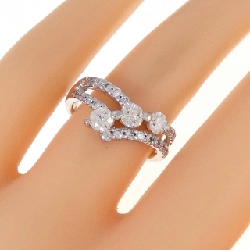 Nhẫn kim cương K18WG 0.656CT - Hàng hiệu Authentic 856043