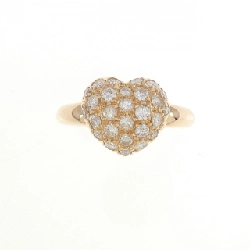 Nhẫn kim cương K18PG hình trái tim 0.54CT 673333