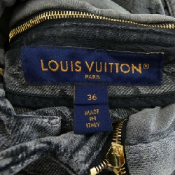 Áo khoác denim hiệu LOUIS VUITTON với hiệu ứng vintage - Hàng hiệu Authentic 816316