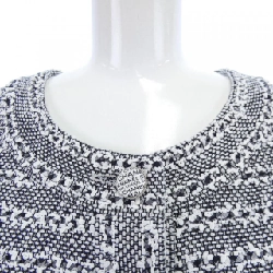 Jacket không cổ CHANEL LOOK2 P76661V68559 630181