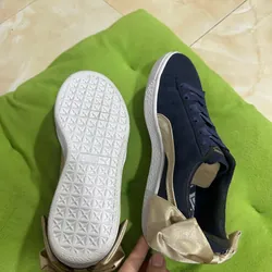 Cần pass giày Puma chính hãng, mới, size 36 chân 37 nhỏ mang vừa, màu xanh, 731427