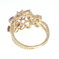 Nhẫn đá màu K18YG - Hàng hiệu Authentic 854853