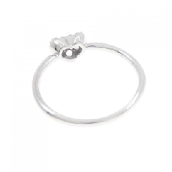 Nhẫn Aquamarine K10WG Hình Trái Tim - Hàng hiệu Chính Hãng 854093