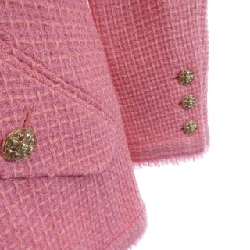 【Mã giảm giá】Áo khoác không cổ CHANEL 641592