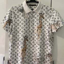 Áo Polo nam LV chapman size S used 497140