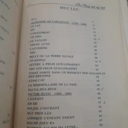 Thơ Pháp Thế kỷ 19. Song ngữ Pháp Việt. Soạn giả Trần Mai Châu 696679