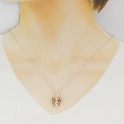 K18PG Dây chuyền kim cương 0.39CT - Hàng hiệu Chính hãng 859950