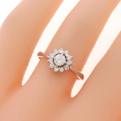 Nhẫn kim cương hoa PT900 0.14CT - Hàng hiệu chính hãng 849303