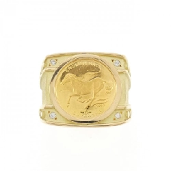 Nhẫn kim cương K18YG 0.04CT - Hàng hiệu Authentic 847838