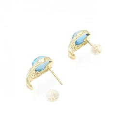 K18YG Blue Topaz Bông tai - Hàng hiệu Chính hãng 864514