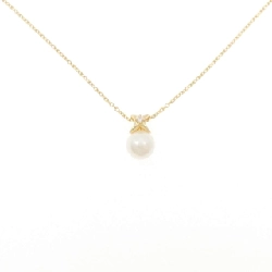 K18YG Ngọc trai Akoya Dây chuyền 6.1mm - Hàng hiệu Chính hãng