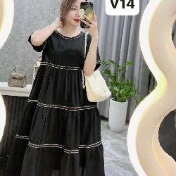 Váy bầu đen free size 14612