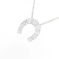 K18WG Mặt dây chuyền hình móng ngựa kim cương 0.40CT - Hàng hiệu Chính hãng 868159