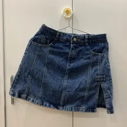 Chân váy denim