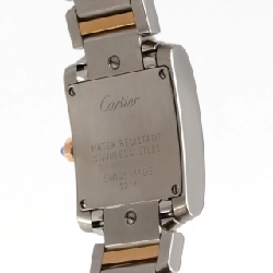 Cartier Tank Française SM PG Combo - Hàng giới hạn Giáng sinh 2009 W5010001 SSxPG Quarts - Hàng hiệu Authentic 875510