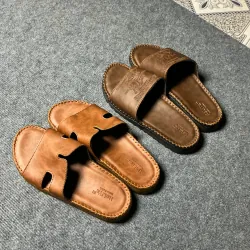 COMBO 2 ĐÔI DÉP DA BÒ THANH LÝ SIZE 41