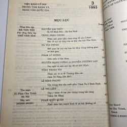 KHẢO CỔ HỌC, SÔ 3 - 1993 471940