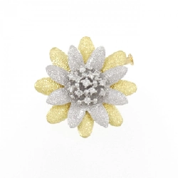 K18YG/K18WG Hoa Kim Cương Brooch 0.13CT - Hàng hiệu Chính hãng