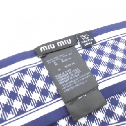 Khăn quàng cổ TWILL VICHY 5FF008 của Miu Miu - Hàng hiệu chính hãng 806975