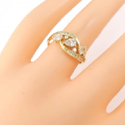 【Sản phẩm mới】Nhẫn kim cương K18YG 0.82CT 671155