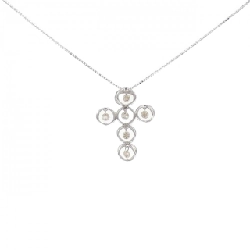 K18WG Dây chuyền kim cương 0.3CT - Hàng hiệu Chính hãng