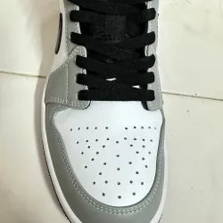 Giày thể thao Jordan cao cổ màu xám đen trắng, thể thao nam nữ 925335