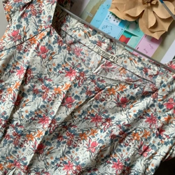 Đầm hoa vải cotton thấm hút 478407