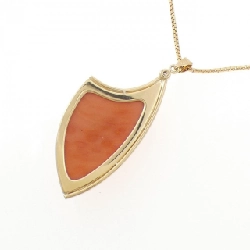 K18YG Mặt dây chuyền san hô - Hàng hiệu Chính hãng 847145