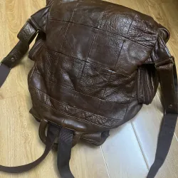 Balo nam 31x42x13 da thật 2hand 1013064