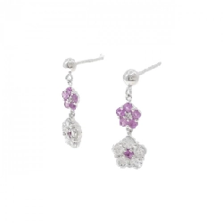 Bông tai Sapphire Hoa K18WG 0.26CT - Hàng hiệu Chính hãng 869219