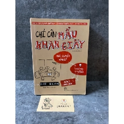 Chỉ cần mẩu khăn giấy giải quyết vấn đề,bán mọi ý tưởng bằng hình ảnh- Dan Roam- sách mới 90% Sách kỹ năng STB0302