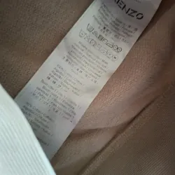 Áo nỉ nữ thêu hình đầu hổ Kenzo màu be size S chính hãng 719292