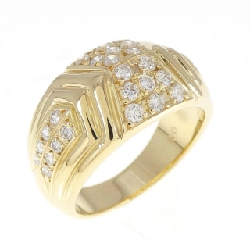 Nhẫn kim cương K18YG 0.51CT