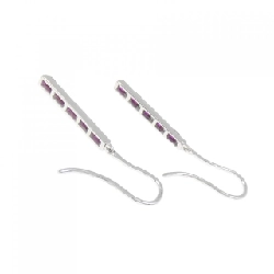 K18WG Bông tai Ruby 0.40CT - Hàng hiệu Chính hãng 873166