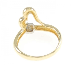Nhẫn kim cương hình trái tim K18YG/PT900 0.03CT 669465
