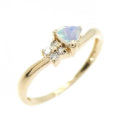 Nhẫn Opal Hình Trái Tim K18YG - Hàng hiệu Chính hãng