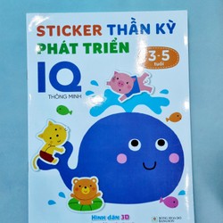 Sticker Thần Kỳ - Phát Triển IQ - Thông Minh (3-5Tuổi) 142422