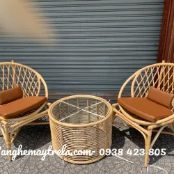 Ghế mây tre cafe 715268