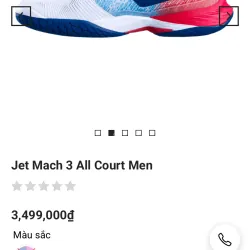 BABOLAT JET MACH 3 ‘RED WHITE’ 30F22629-1005 715396