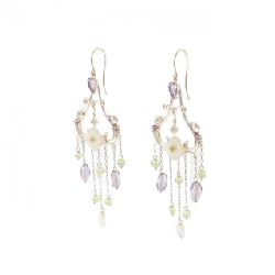 Khuyên tai đá màu hoa TAKE-UP - Hàng hiệu Authentic 846318