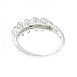 Nhẫn Garnet Xanh K18WG 0.40CT 667092