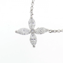 Dây chuyền kim cương hoa PT900/PT850 0.50CT - Hàng hiệu Chính hãng 856172