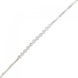 K18WG Vòng tay kim cương 0.21CT - Hàng hiệu Chính hãng