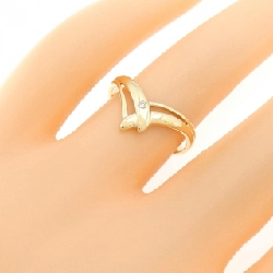 Nhẫn kim cương K18YG - Hàng hiệu Authentic 855773