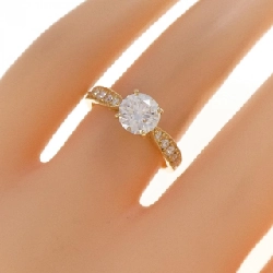 Nhẫn kim cương K18YG 1.002CT G SI2 EXT H&C - Hàng hiệu Authentic 871294